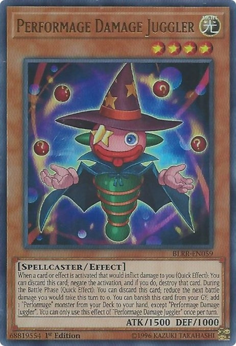 Image for Performage Damage Juggler (BLRR-EN059) (Battles of Legend: Relentless Revenge) - YuGiOh