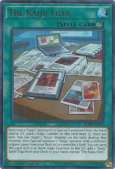 Image for The Kaiju Files (BLRR-EN091) (Battles of Legend: Relentless Revenge) - YuGiOh