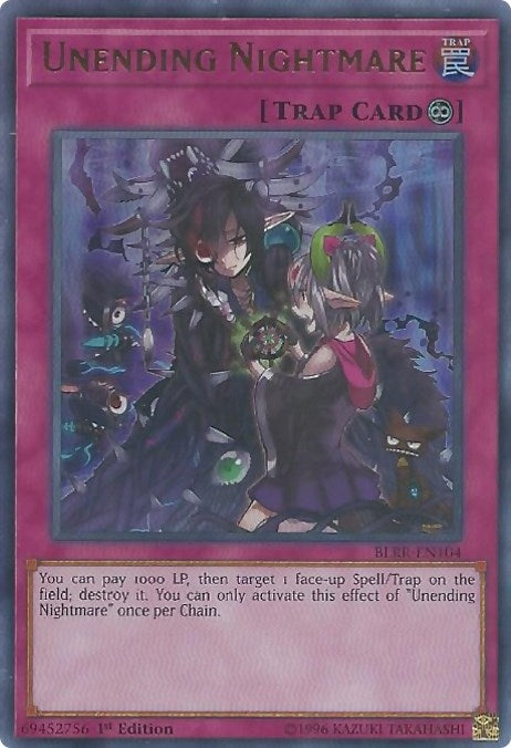 Image for Unending Nightmare (BLRR-EN104) (Battles of Legend: Relentless Revenge) - YuGiOh