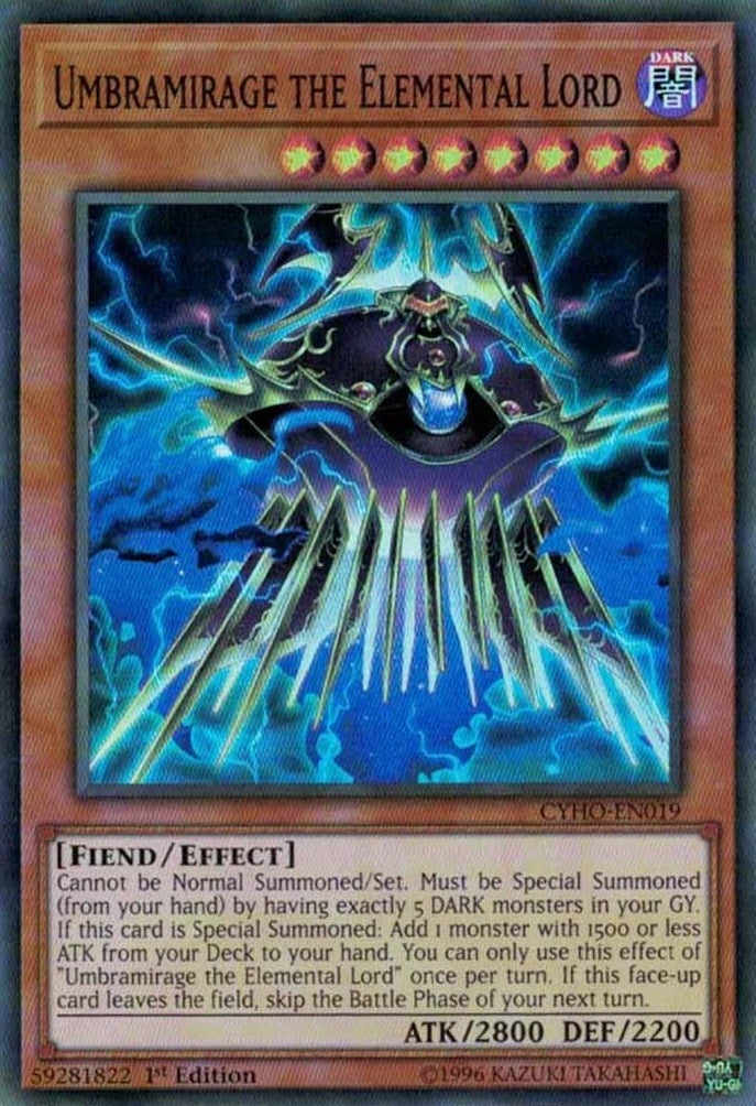Image for Umbramirage the Elemental Lord (CYHO-EN019) (Cybernetic Horizon) - YuGiOh