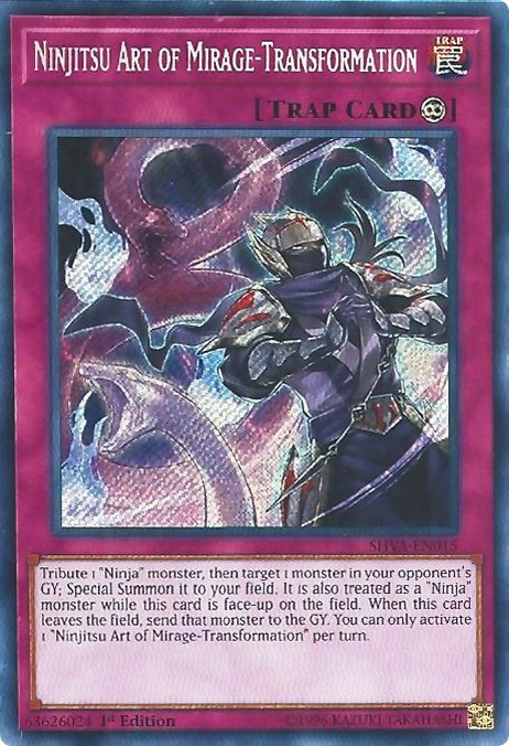 Image for Ninjitsu Art of Mirage-Transformation (SHVA-EN015) (Shadows in Valhalla) - YuGiOh
