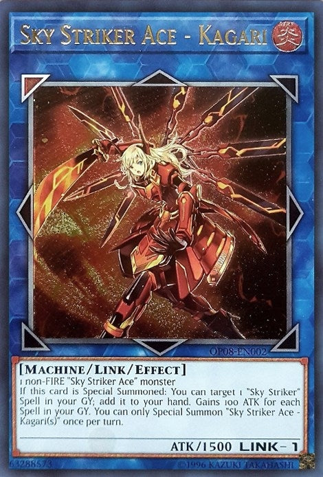 Image for Sky Striker Ace - Kagari (UTR) (OP08-EN002) (OTS Tournament Pack 8) - YuGiOh