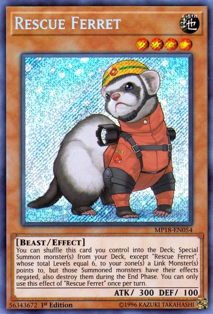Image for Rescue Ferret (MP18-EN054) (2018 Mega-Tins Mega Pack) - YuGiOh