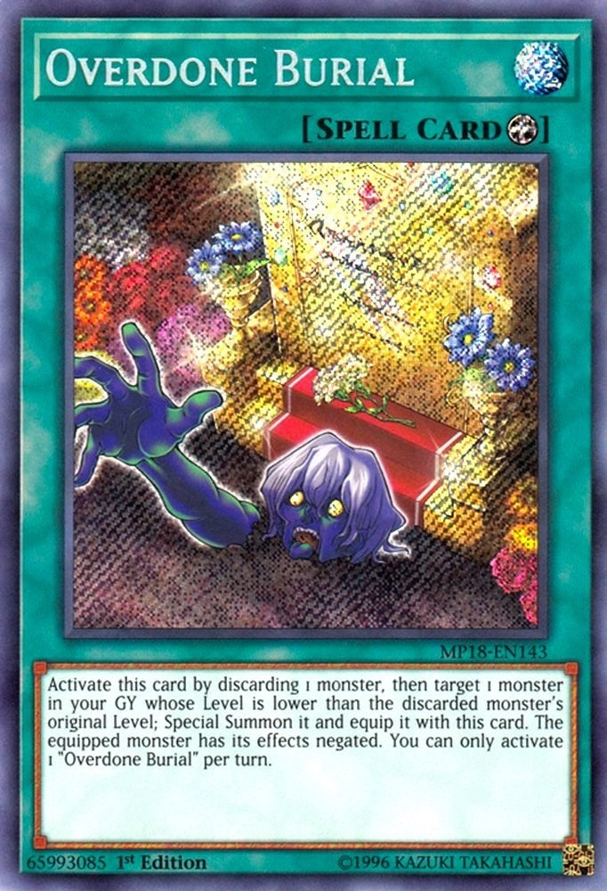 Image for Overdone Burial (MP18-EN143) (2018 Mega-Tins Mega Pack) - YuGiOh