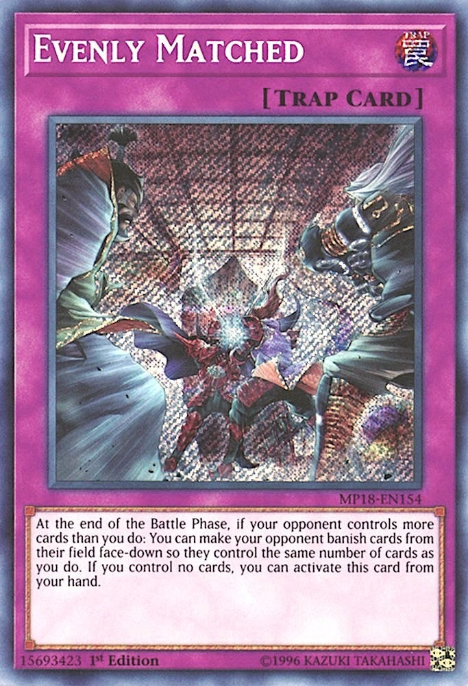Image for Evenly Matched (MP18-EN154) (2018 Mega-Tins Mega Pack) - YuGiOh