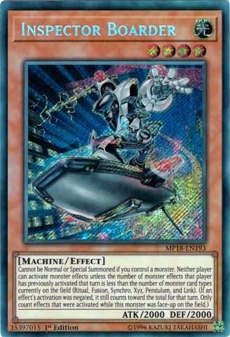 Image for Inspector Boarder (MP18-EN193) (2018 Mega-Tins Mega Pack) - YuGiOh