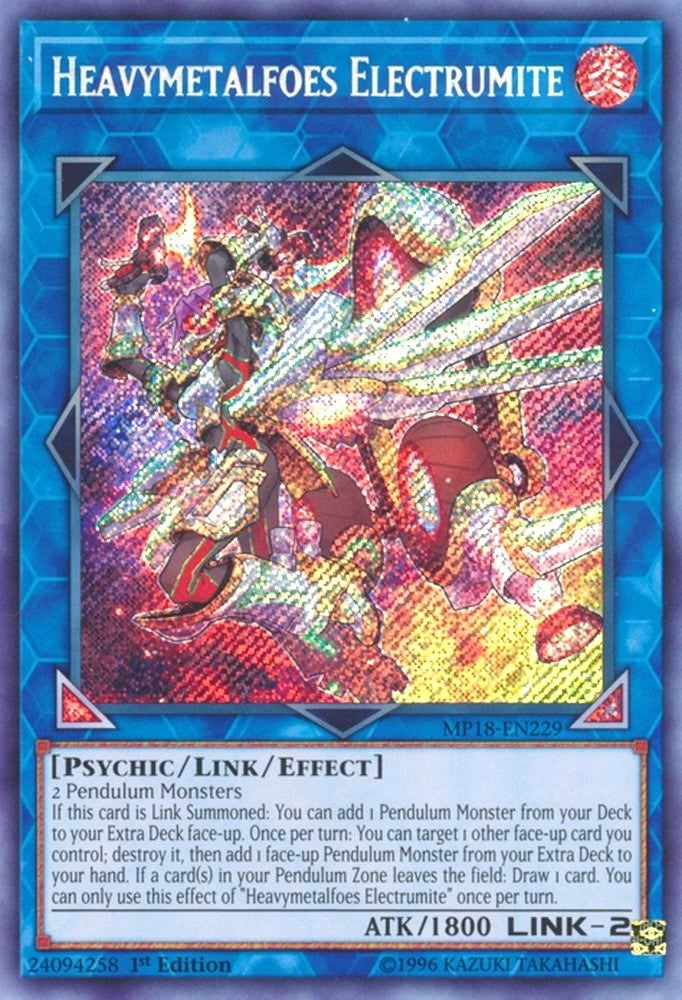 Image for Heavymetalfoes Electrumite (MP18-EN229) (2018 Mega-Tins Mega Pack) - YuGiOh