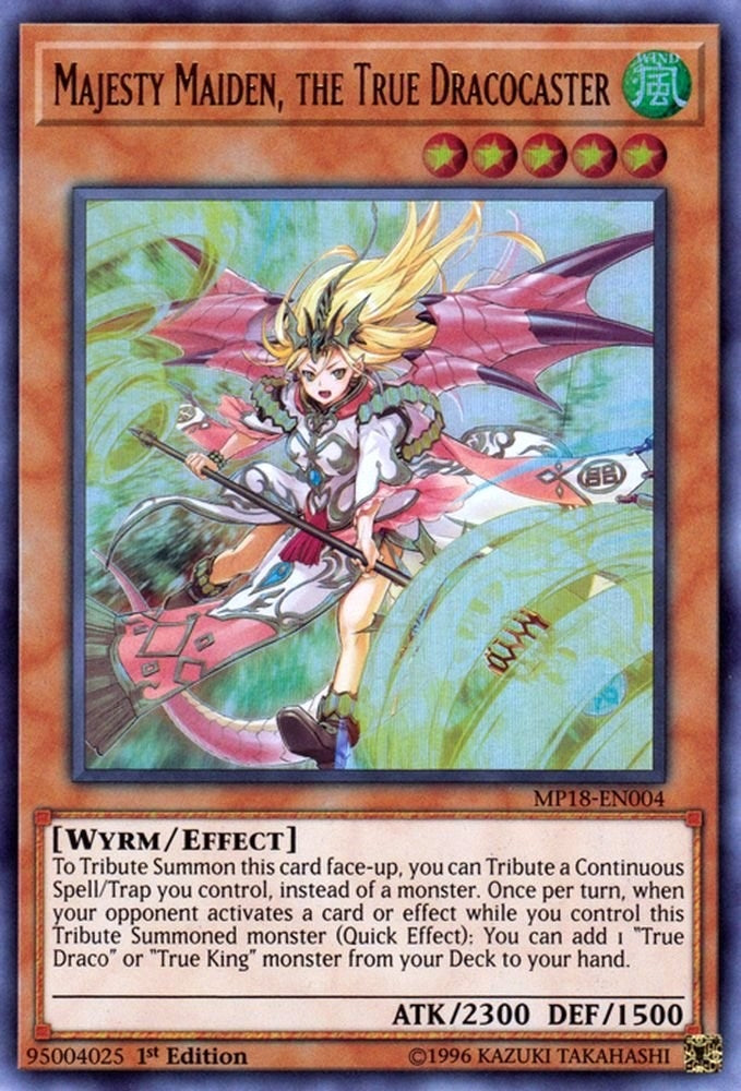 Image for Majesty Maiden, the True Dracocaster (MP18-EN004) (2018 Mega-Tins Mega Pack) - YuGiOh