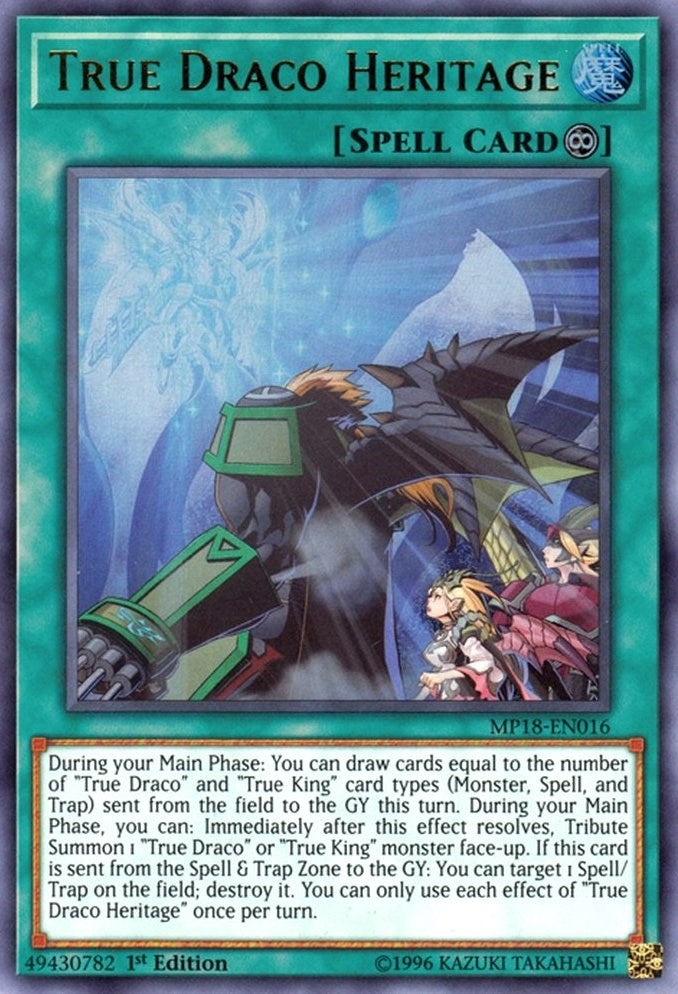 Image for True Draco Heritage (MP18-EN016) (2018 Mega-Tins Mega Pack) - YuGiOh