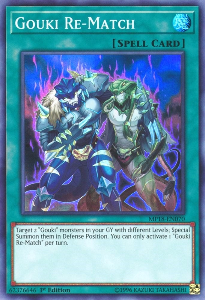 Image for Gouki Re-Match (MP18-EN070) (2018 Mega-Tins Mega Pack) - YuGiOh
