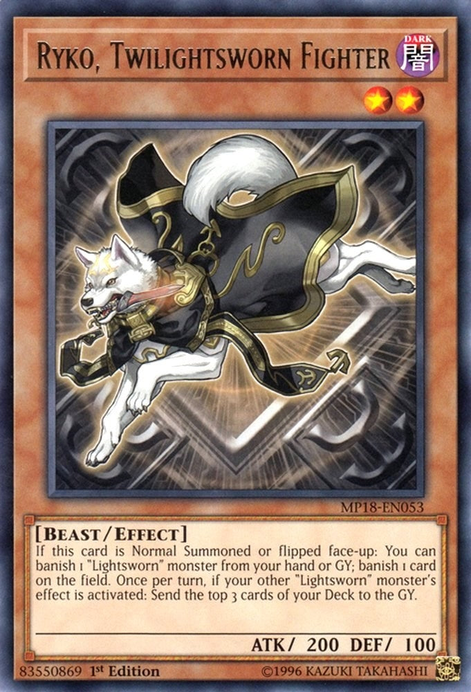 Image for Ryko, Twilightsworn Fighter (MP18-EN053) (2018 Mega-Tins Mega Pack) - YuGiOh