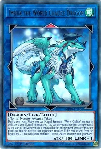 Image for Imduk the World Chalice Dragon (MP18-EN066) (2018 Mega-Tins Mega Pack) - YuGiOh