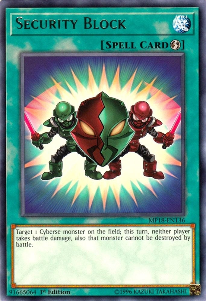 Image for Security Block (MP18-EN136) (2018 Mega-Tins Mega Pack) - YuGiOh