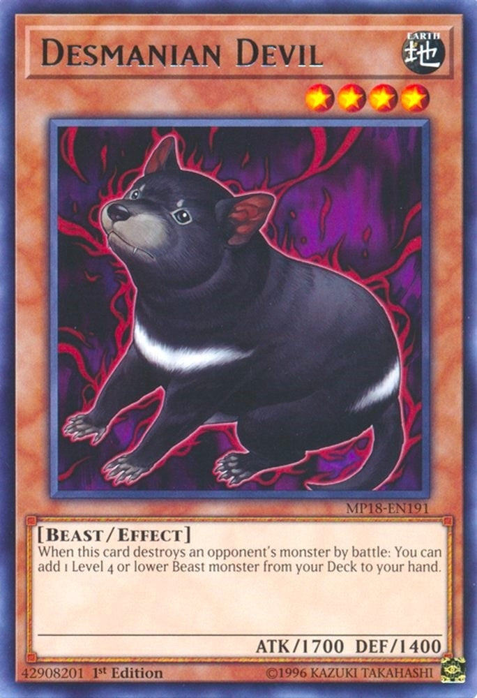 Image for Desmanian Devil (MP18-EN191) (2018 Mega-Tins Mega Pack) - YuGiOh
