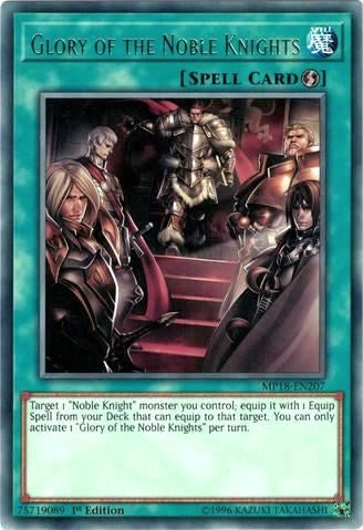 Image for Glory of the Noble Knights (MP18-EN207) (2018 Mega-Tins Mega Pack) - YuGiOh