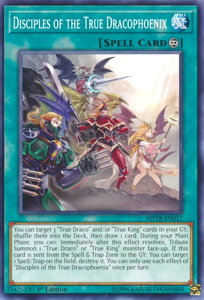 Image for Disciples of the True Dracophoenix (MP18-EN017) (2018 Mega-Tins Mega Pack) - YuGiOh