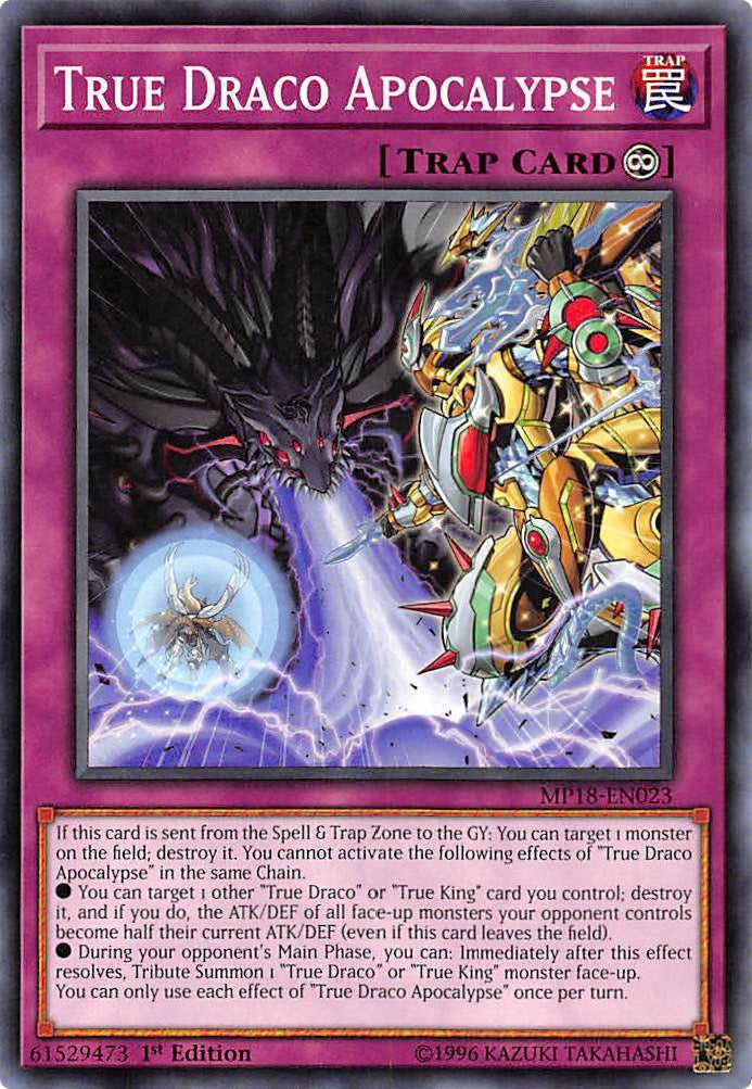 Image for True Draco Apocalypse (MP18-EN023) (2018 Mega-Tins Mega Pack) - YuGiOh