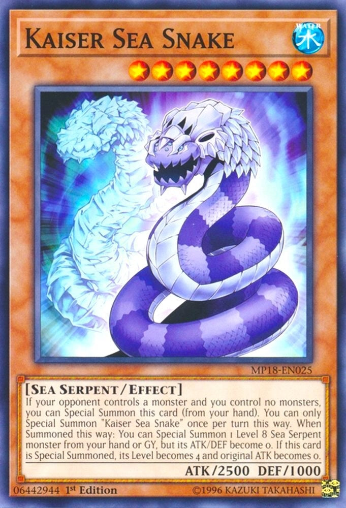 Image for Kaiser Sea Snake (MP18-EN025) (2018 Mega-Tins Mega Pack) - YuGiOh