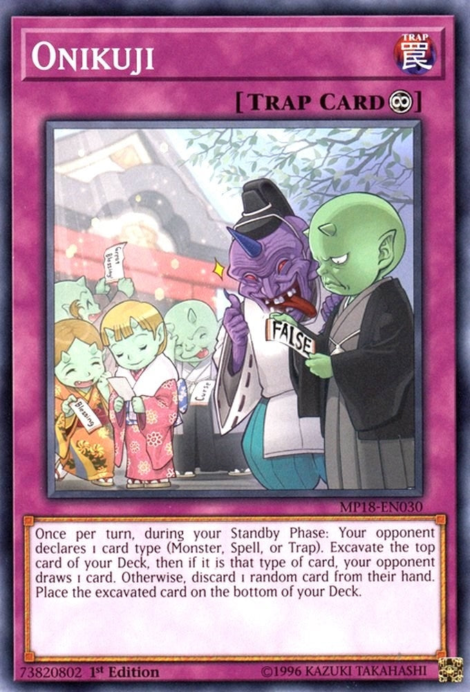 Image for Onikuji (MP18-EN030) (2018 Mega-Tins Mega Pack) - YuGiOh