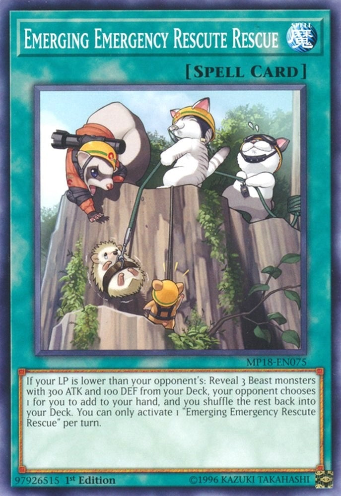 Image for Emerging Emergency Rescute Rescue (MP18-EN075) (2018 Mega-Tins Mega Pack) - YuGiOh