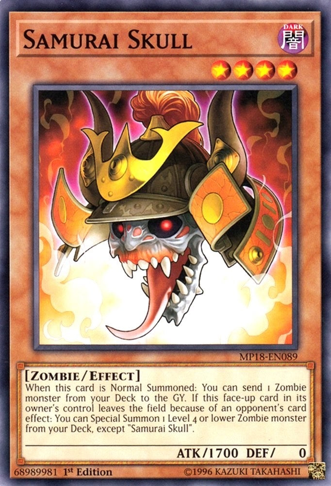Image for Samurai Skull (MP18-EN089) (2018 Mega-Tins Mega Pack) - YuGiOh
