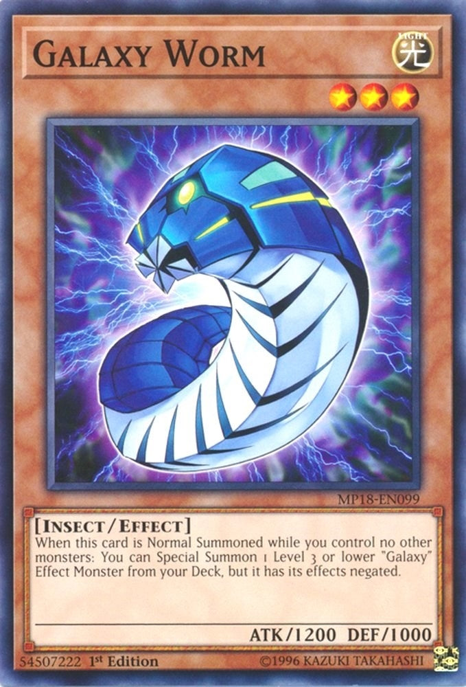 Image for Galaxy Worm (MP18-EN099) (2018 Mega-Tins Mega Pack) - YuGiOh