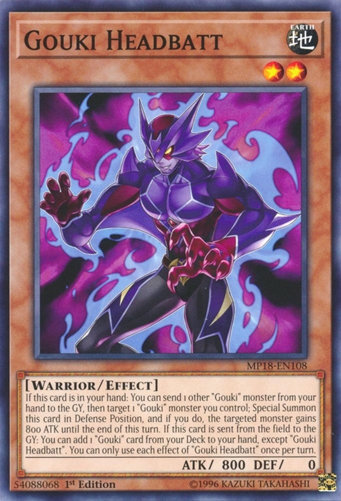 Image for Gouki Headbatt (MP18-EN108) (2018 Mega-Tins Mega Pack) - YuGiOh