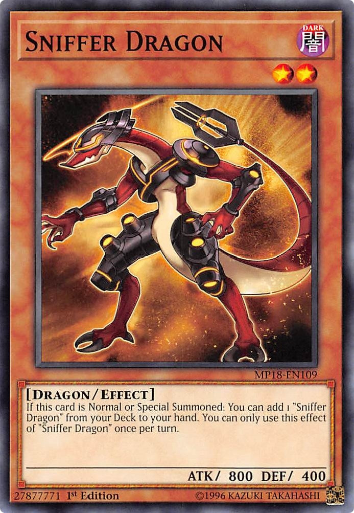 Image for Sniffer Dragon (MP18-EN109) (2018 Mega-Tins Mega Pack) - YuGiOh