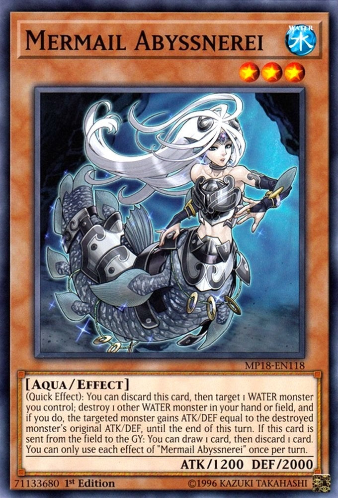 Image for Mermail Abyssnerei (MP18-EN118) (2018 Mega-Tins Mega Pack) - YuGiOh