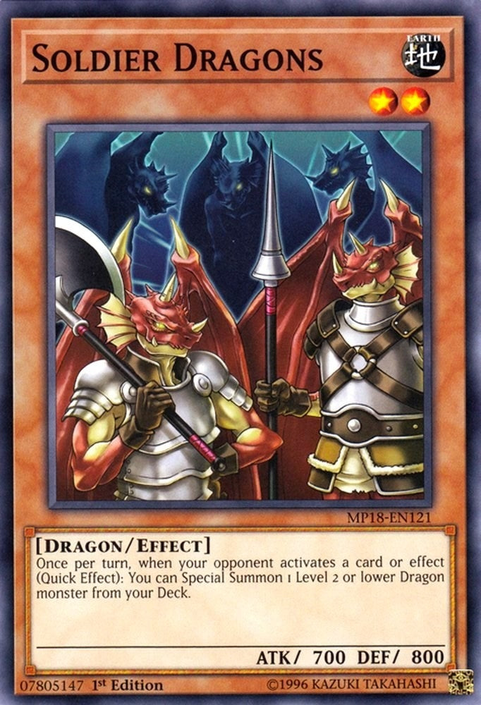 Image for Soldier Dragons (MP18-EN121) (2018 Mega-Tins Mega Pack) - YuGiOh