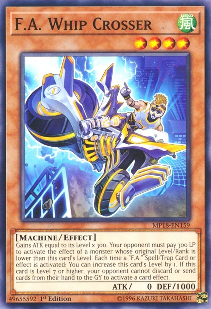 Image for F.A. Whip Crosser (MP18-EN159) (2018 Mega-Tins Mega Pack) - YuGiOh