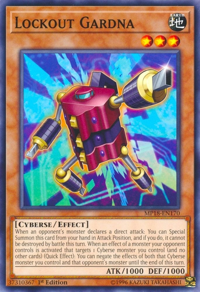 Image for Lockout Gardna (MP18-EN170) (2018 Mega-Tins Mega Pack) - YuGiOh