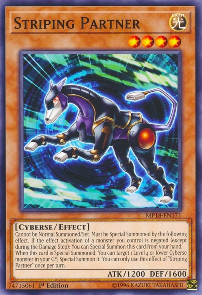Image for Striping Partner (MP18-EN171) (2018 Mega-Tins Mega Pack) - YuGiOh