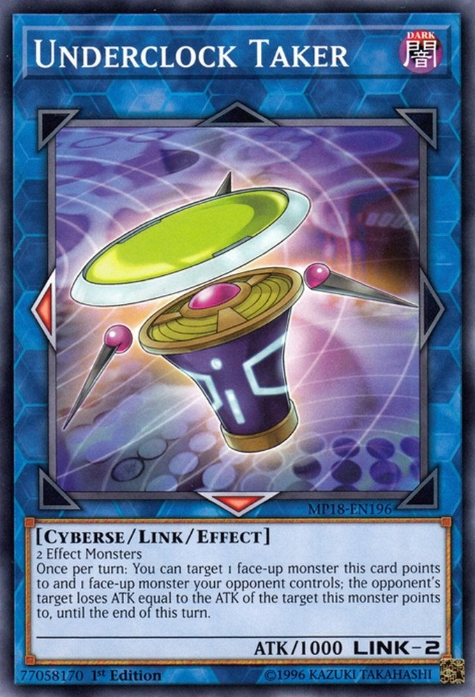 Image for Underclock Taker (MP18-EN196) (2018 Mega-Tins Mega Pack) - YuGiOh