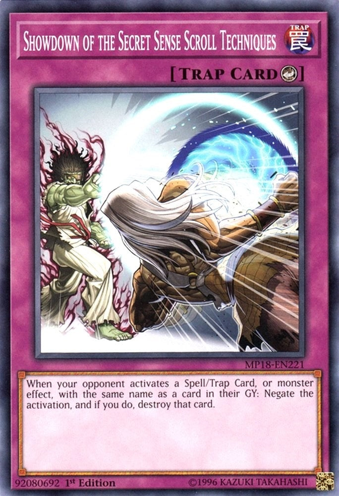 Image for Showdown of the Secret Sense Scroll Techniques (MP18-EN221) (2018 Mega-Tins Mega Pack) - YuGiOh