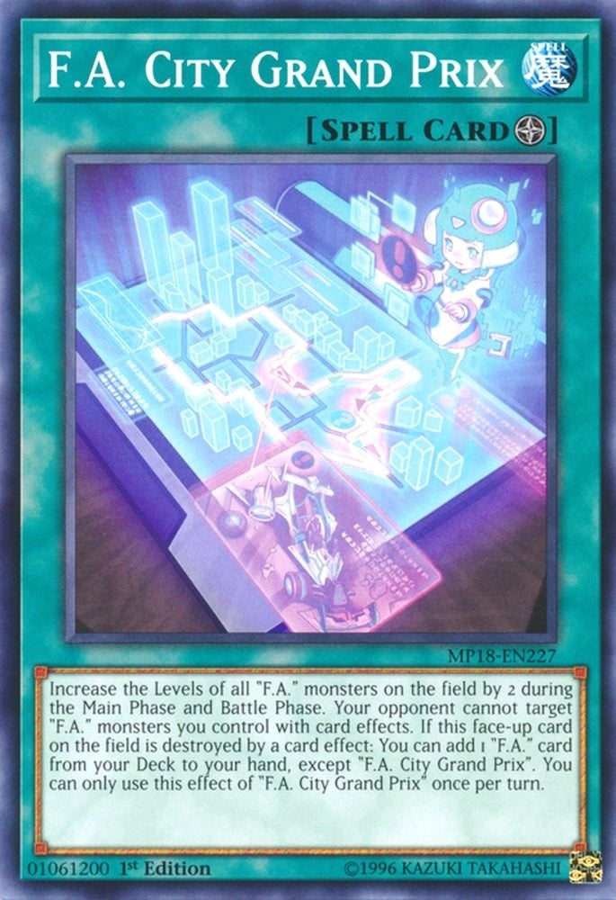Image for F.A. City Grand Prix (MP18-EN227) (2018 Mega-Tins Mega Pack) - YuGiOh