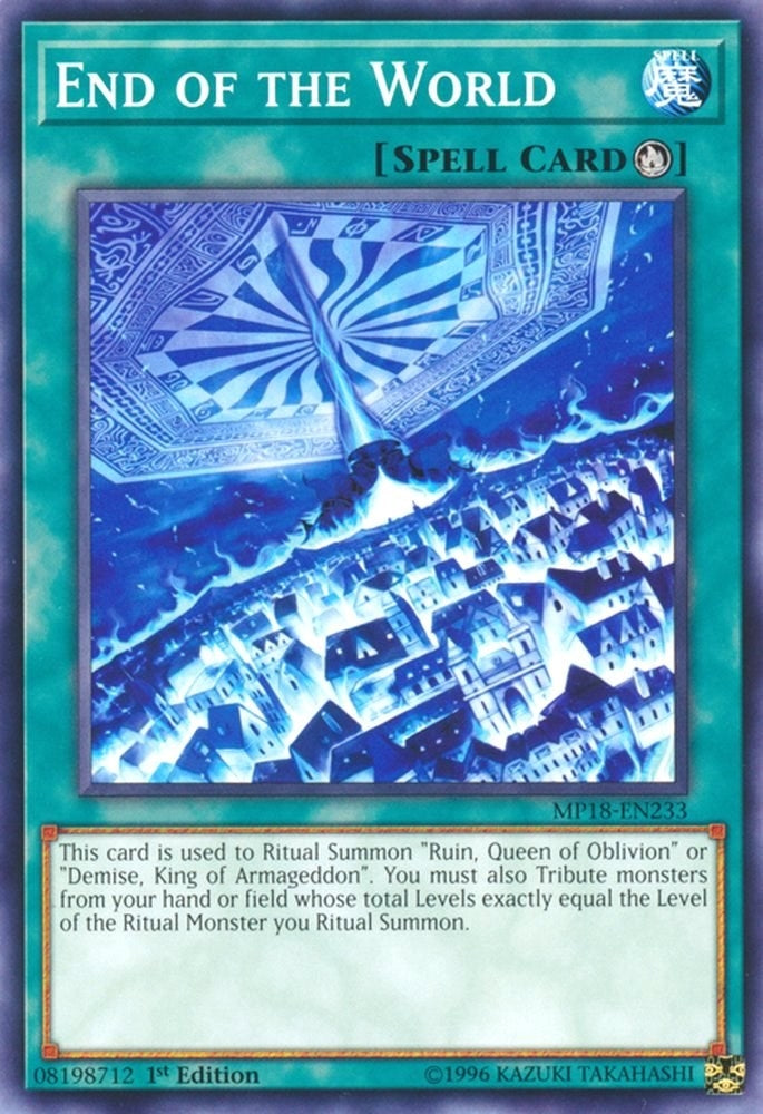 Image for End of the World (MP18-EN233) (2018 Mega-Tins Mega Pack) - YuGiOh