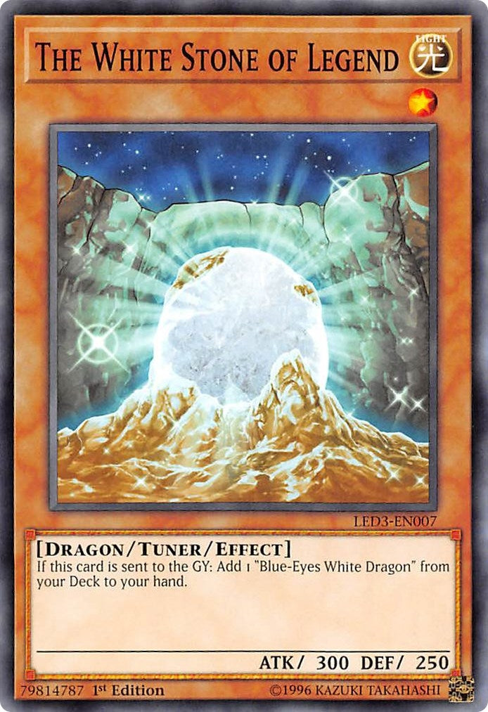 Image for The White Stone of Legend (LED3-EN007) (Legendary Duelists: White Dragon Abyss) - YuGiOh