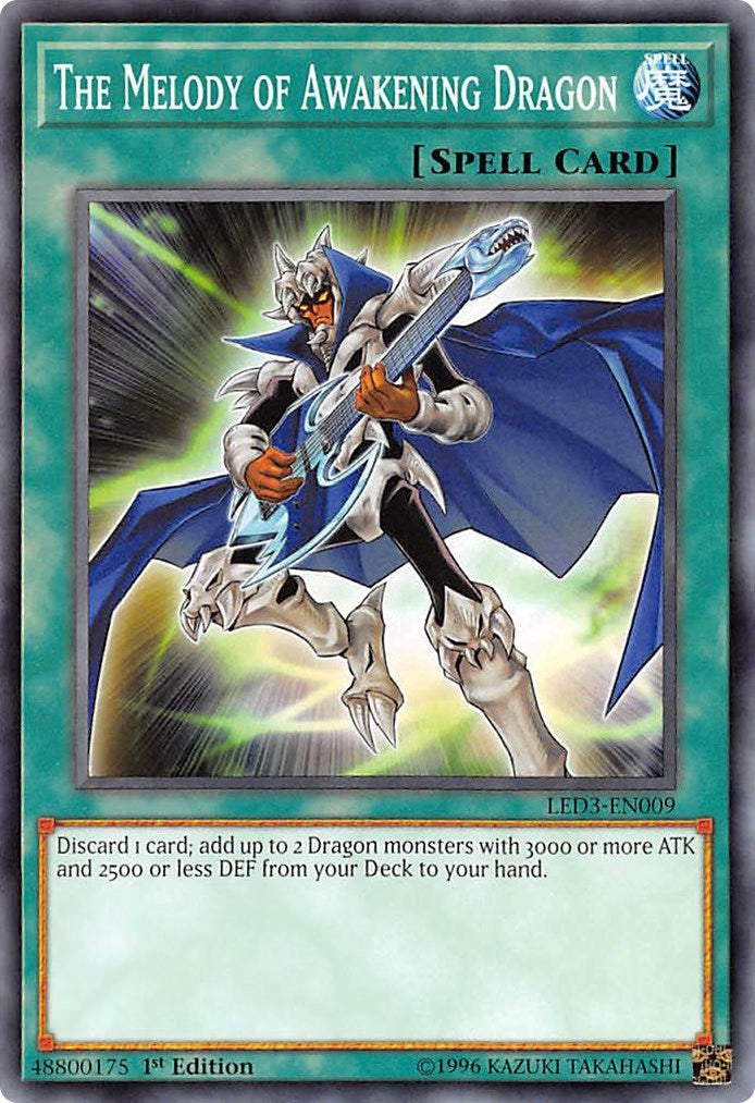 Image for The Melody of Awakening Dragon (LED3-EN009) (Legendary Duelists: White Dragon Abyss) - YuGiOh