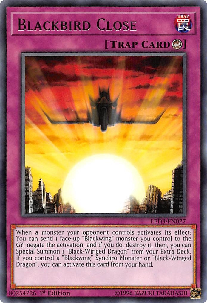 Image for Blackbird Close (LED3-EN027) (Legendary Duelists: White Dragon Abyss) - YuGiOh