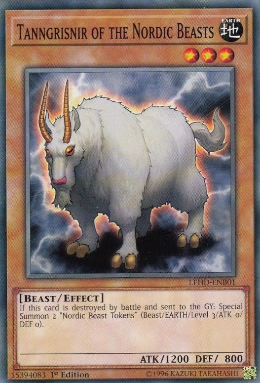 Image for Tanngrisnir of the Nordic Beasts (LEHD-ENB01) (Legendary Hero Decks) - YuGiOh