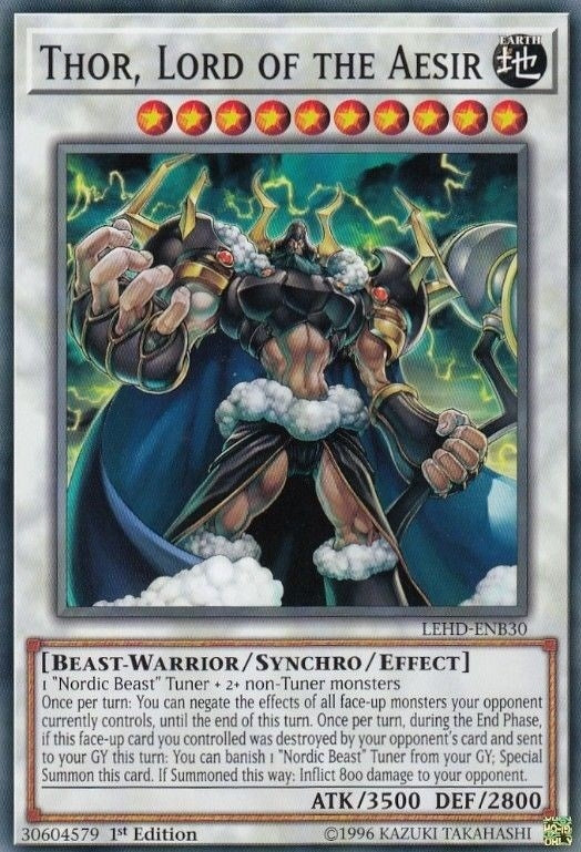 Image for Thor, Lord of the Aesir (LEHD-ENB30) (Legendary Hero Decks) - YuGiOh