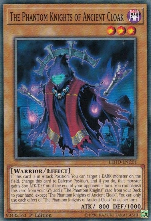 Image for The Phantom Knights of Ancient Cloak (LEHD-ENC01) (Legendary Hero Decks) - YuGiOh