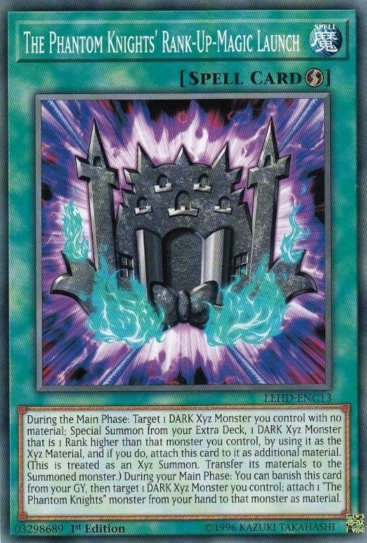 Image for The Phantom Knights' Rank-Up-Magic Launch (LEHD-ENC13) (Legendary Hero Decks) - YuGiOh