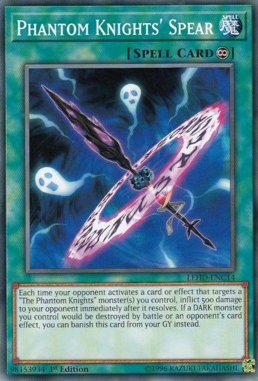 Image for Phantom Knights' Spear (LEHD-ENC14) (Legendary Hero Decks) - YuGiOh