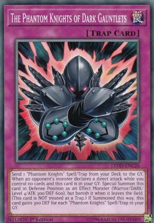 Image for The Phantom Knights of Dark Gauntlets (LEHD-ENC26) (Legendary Hero Decks) - YuGiOh
