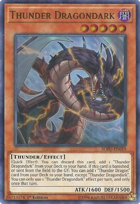 Image for Thunder Dragondark (SOFU-EN019) (Soul Fusion) - YuGiOh