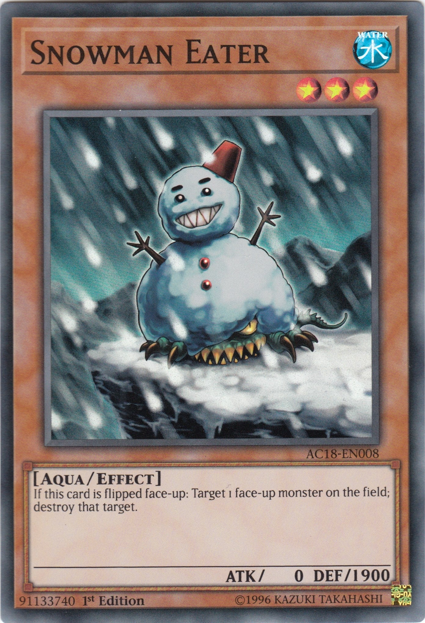 Image for Snowman Eater (AC18-EN008) (Advent Calendar 2018) - YuGiOh