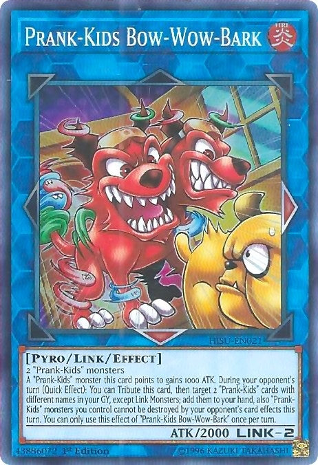 Image for Prank-Kids Bow-Wow-Bark (HISU-EN021) (Hidden Summoners) - YuGiOh