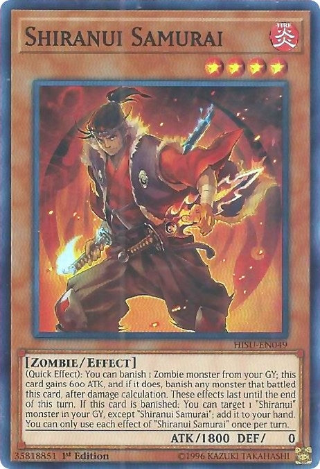 Image for Shiranui Samurai (HISU-EN049) (Hidden Summoners) - YuGiOh